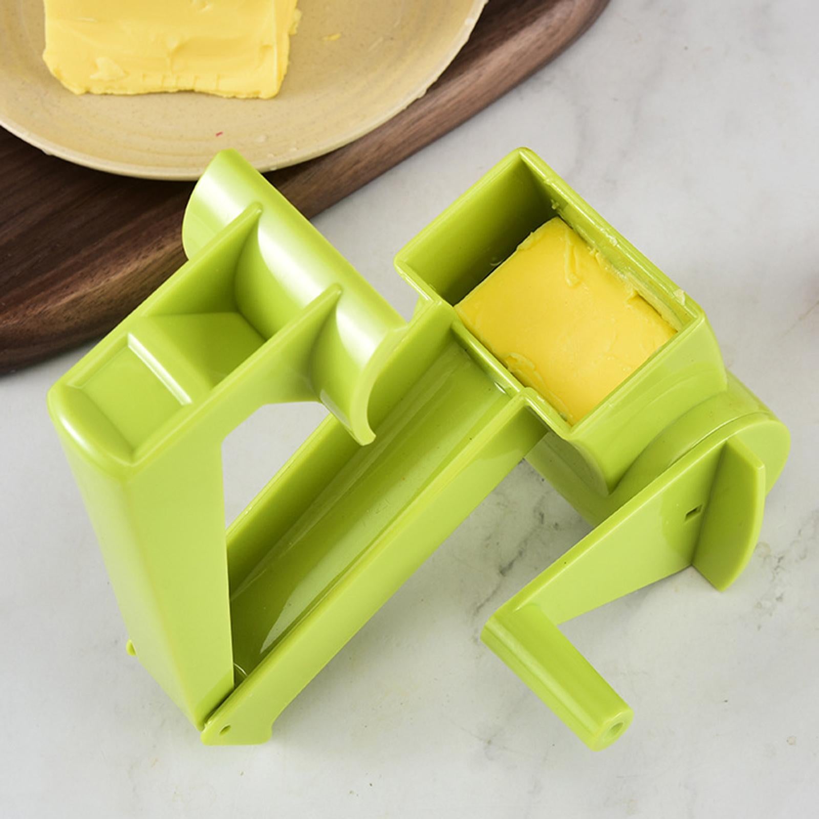 Stainless Steel Rotary Drum Cheese Grater Butter Chocolate Green