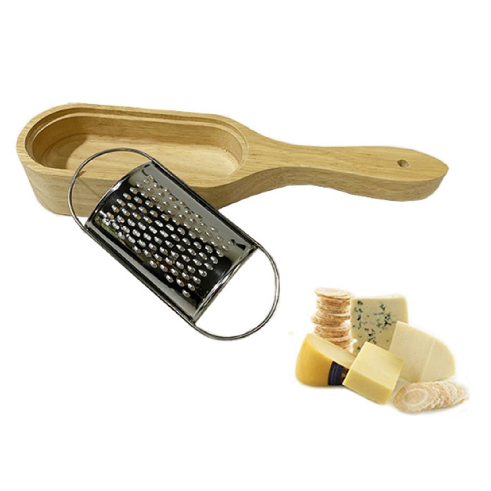 Stainless Steel Cheese Grater with Collector for Lemon Parmesan Vegetables