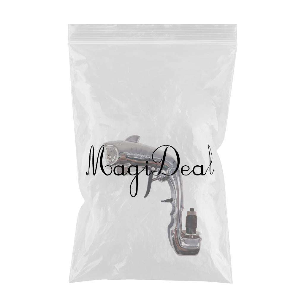 Champagne Spraying Gun Bottled Ejector Compact for Wedding Ceremony Silver