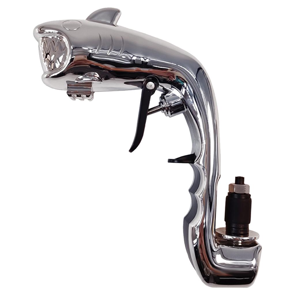 Champagne Spraying Gun Bottled Ejector Compact for Wedding Ceremony Silver
