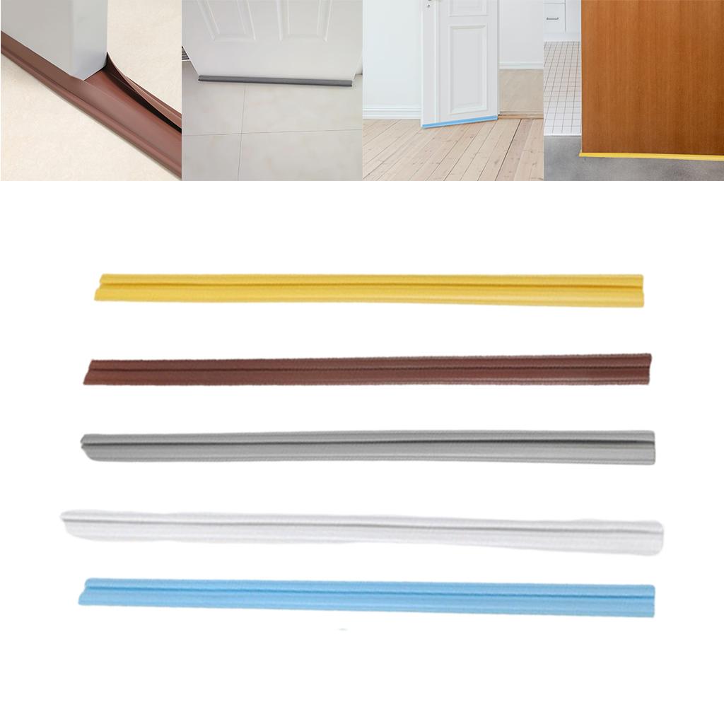 Door Bottom Seal Strip Draft Stopper Wind Strip Bottom Guard for Door Bottom Brown