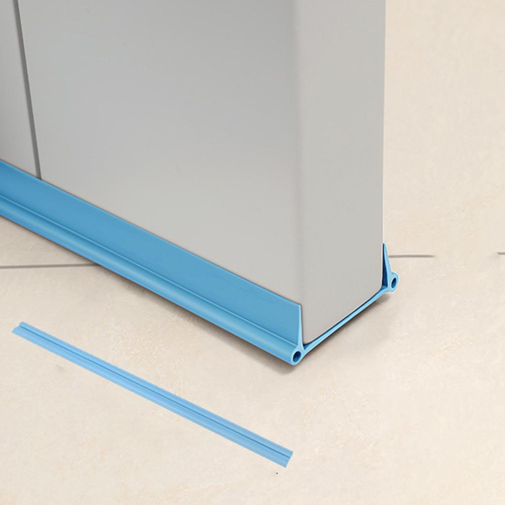 Door Bottom Seal Strip Draft Stopper Wind Strip Bottom Guard for Door Bottom Blue