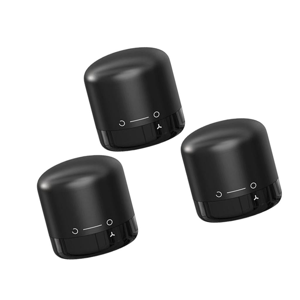 Bottle Stopper Saver Cover Sealed Storage Wine Gift Tools for Soda Beer 3Pcs