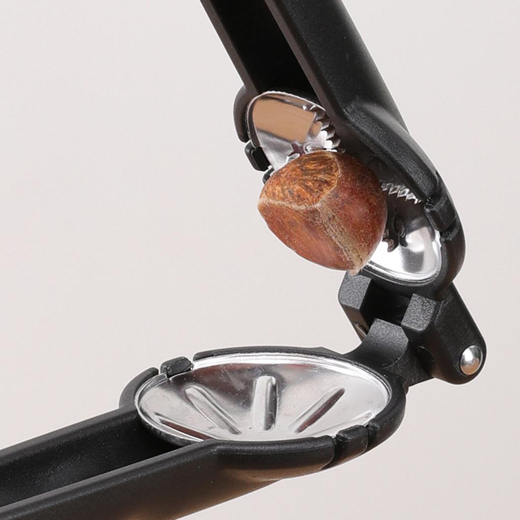Multifunction Chestnut Clip Walnut Clip Chestnut Cutter for Home Restaurant Black