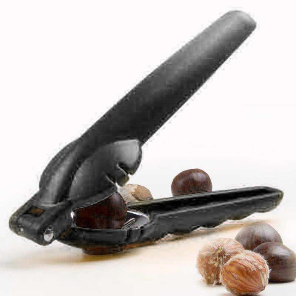 Multifunction Chestnut Clip Walnut Clip Chestnut Cutter for Home Restaurant Black