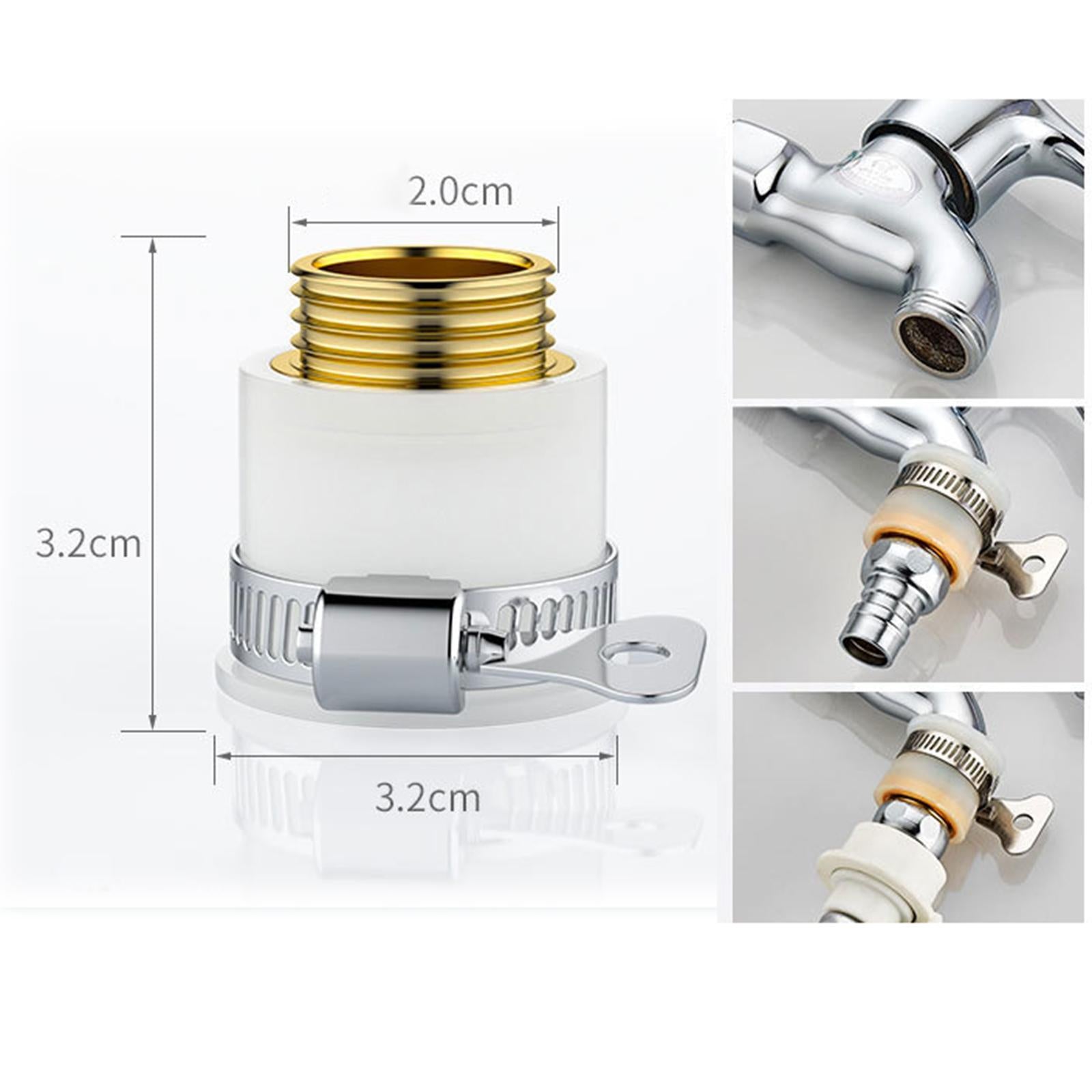 360 Rotary Faucet Extender Bendable Extension Pipe Extension Tube 20cm Orange