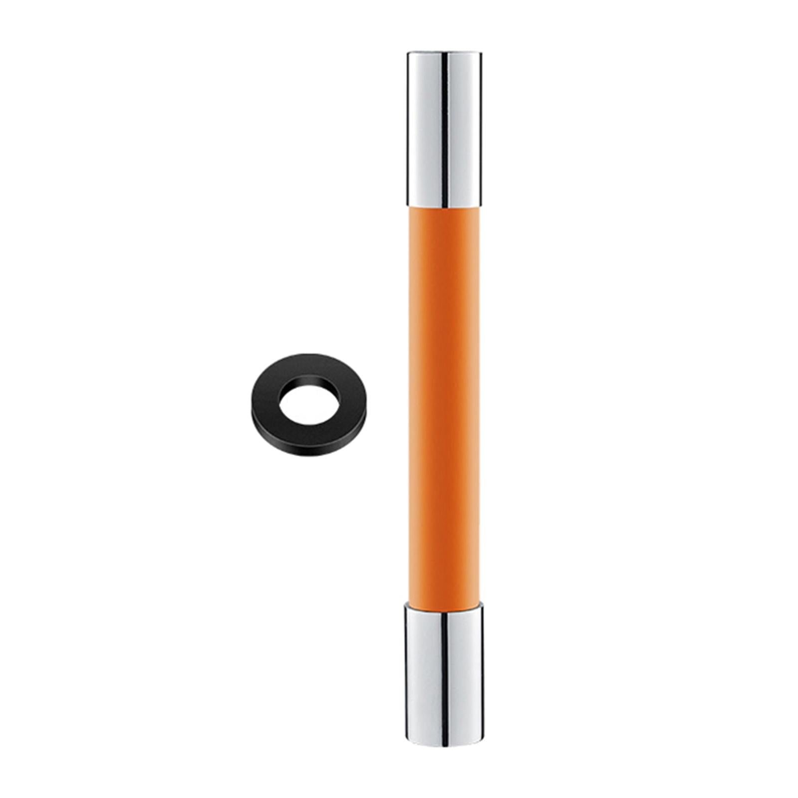 360 Rotary Faucet Extender Bendable Extension Pipe Extension Tube 30cm Orange