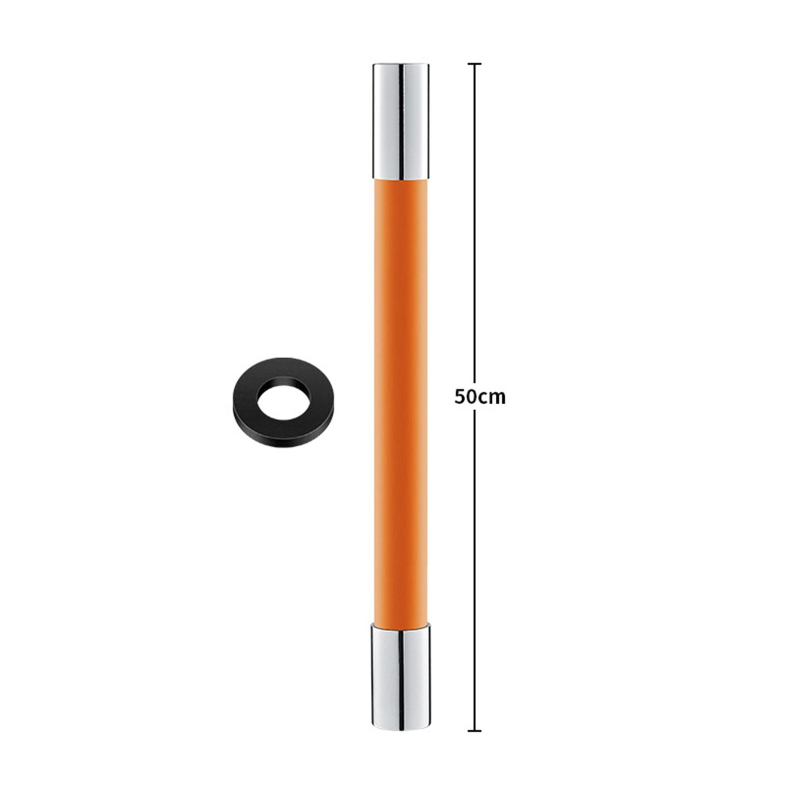 360 Rotary Faucet Extender Bendable Extension Pipe Extension Tube 50cm Orange