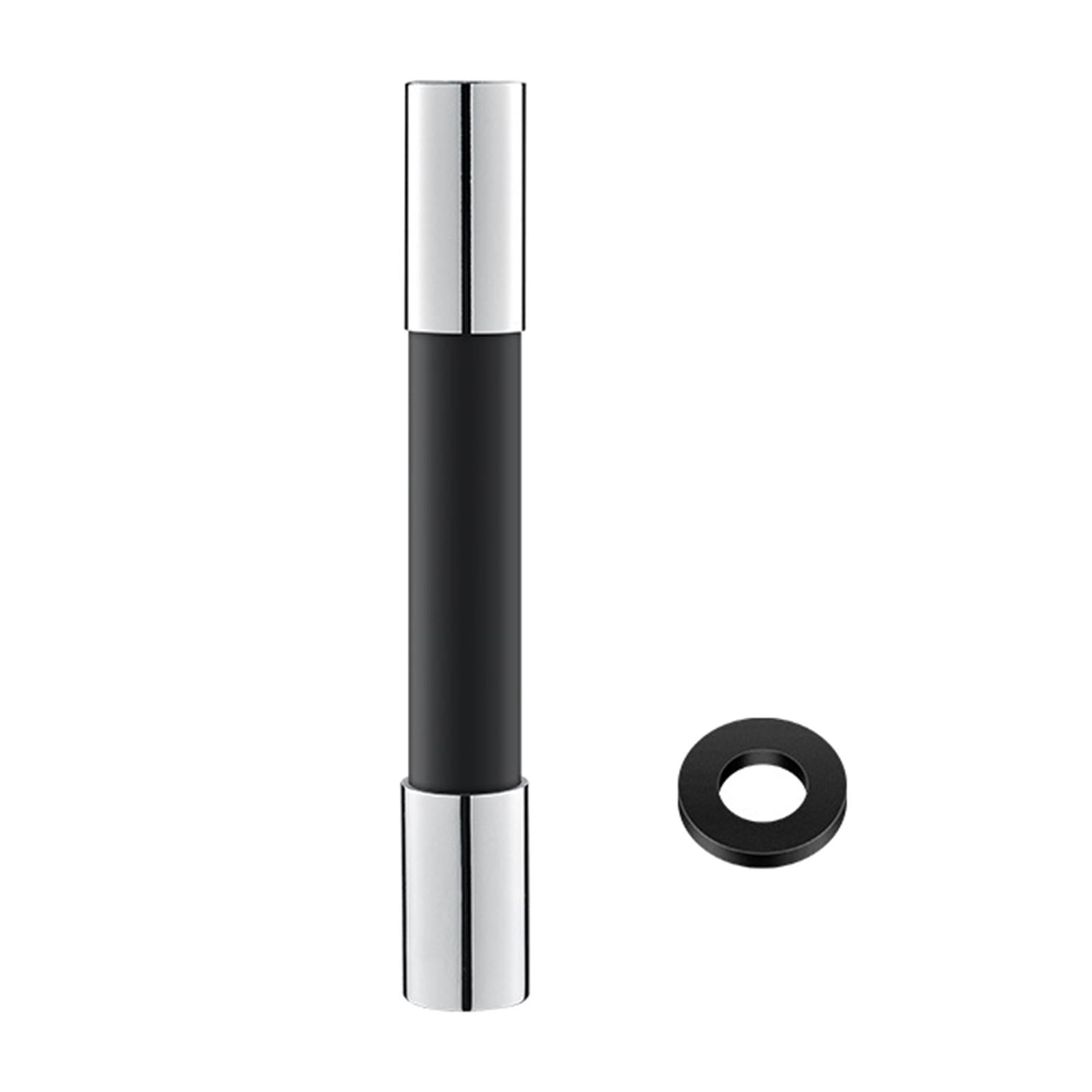 360 Rotary Faucet Extender Bendable Extension Pipe Extension Tube 20cm Black