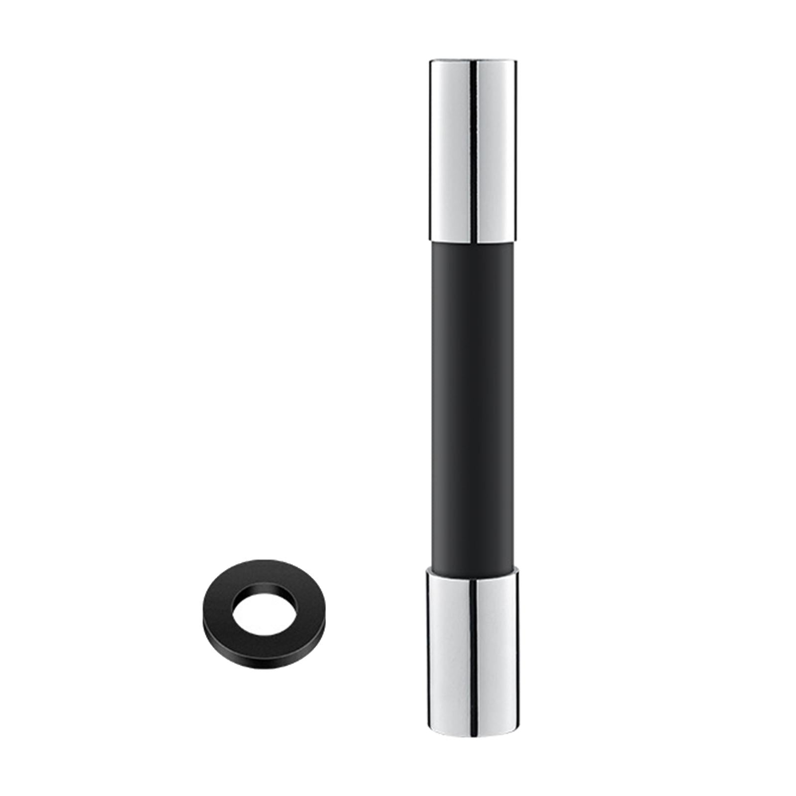 360 Rotary Faucet Extender Bendable Extension Pipe Extension Tube 20cm Black
