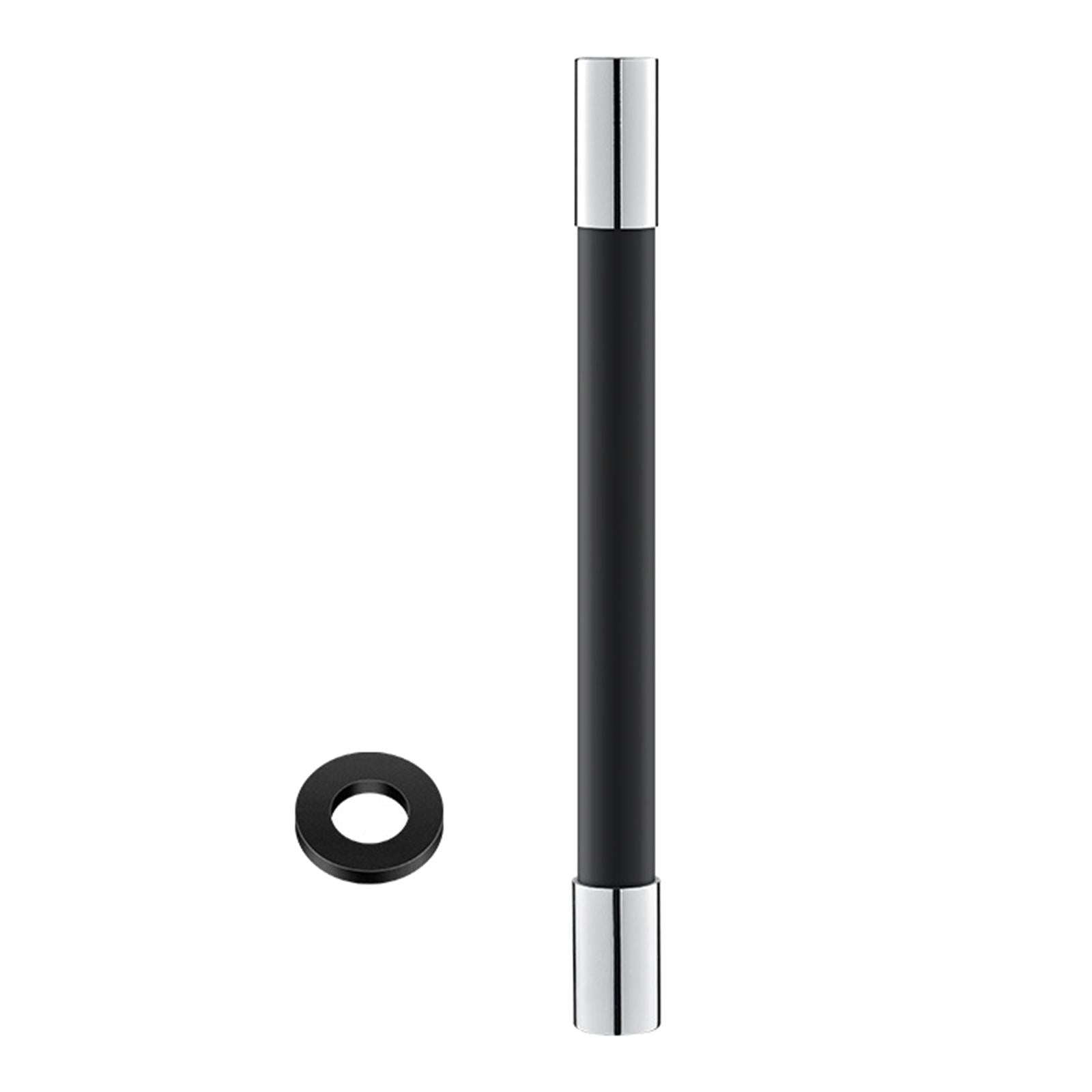 360 Rotary Faucet Extender Bendable Extension Pipe Extension Tube 50cm Black