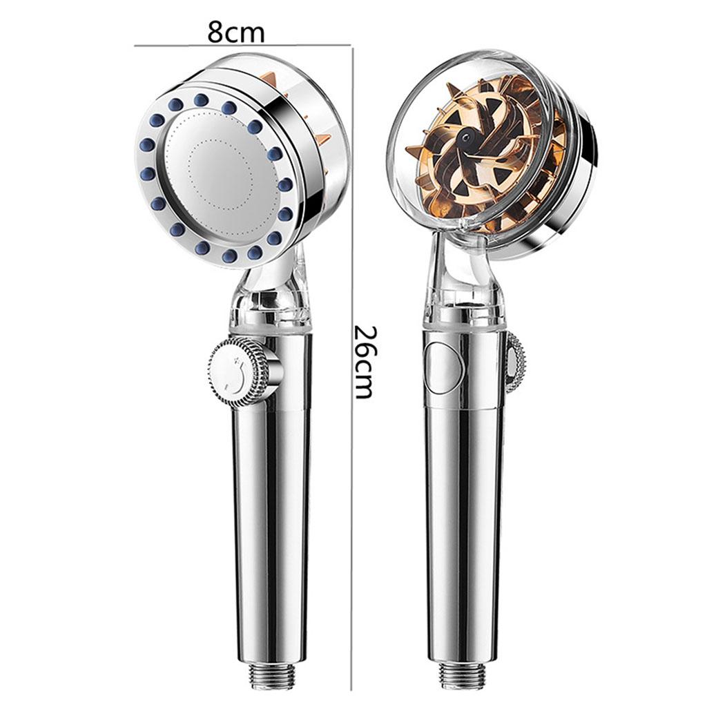 Filtration Shower Head High Flow Water Saving Bathroom Handheld Electroplate