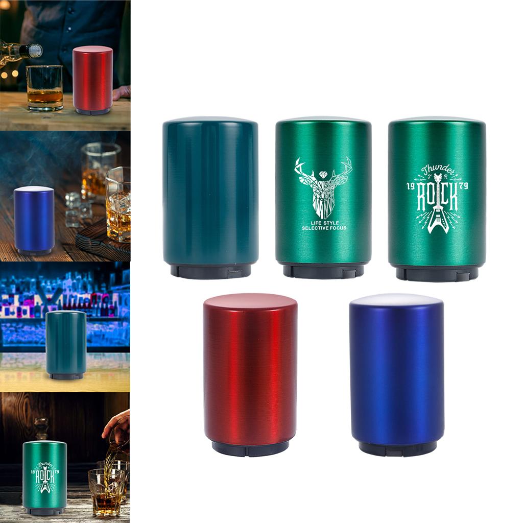 Beer Bottle Opener Push Down Magnetic Lid Catcher Drinks for Fathers Bar Red