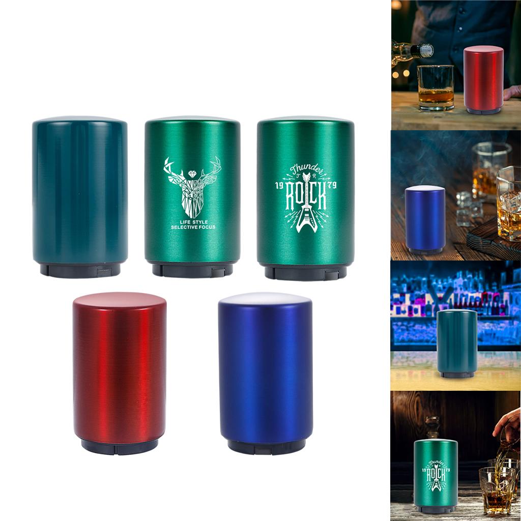 Beer Bottle Opener Push Down Magnetic Lid Catcher Drinks for Fathers Bar Red