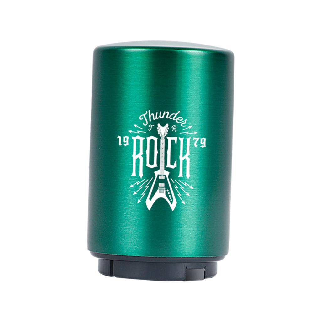 Beer Bottle Opener Push Down Magnetic Lid Catcher Drinks for Fathers Bar Green