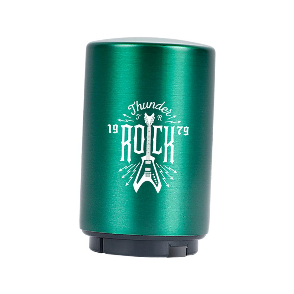 Beer Bottle Opener Push Down Magnetic Lid Catcher Drinks for Fathers Bar Green