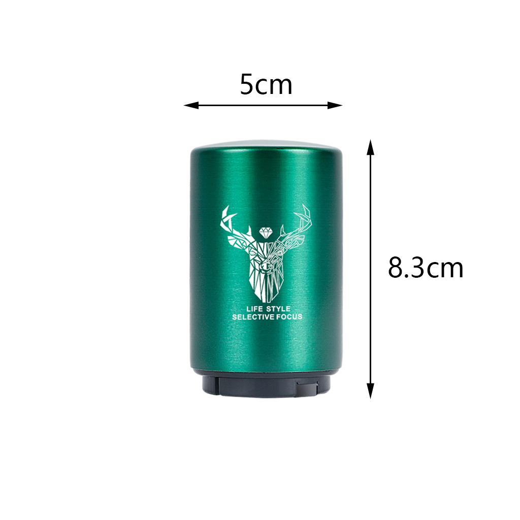 Beer Bottle Opener Push Down Magnetic Lid Catcher Drinks for Fathers Bar Green Deer Head