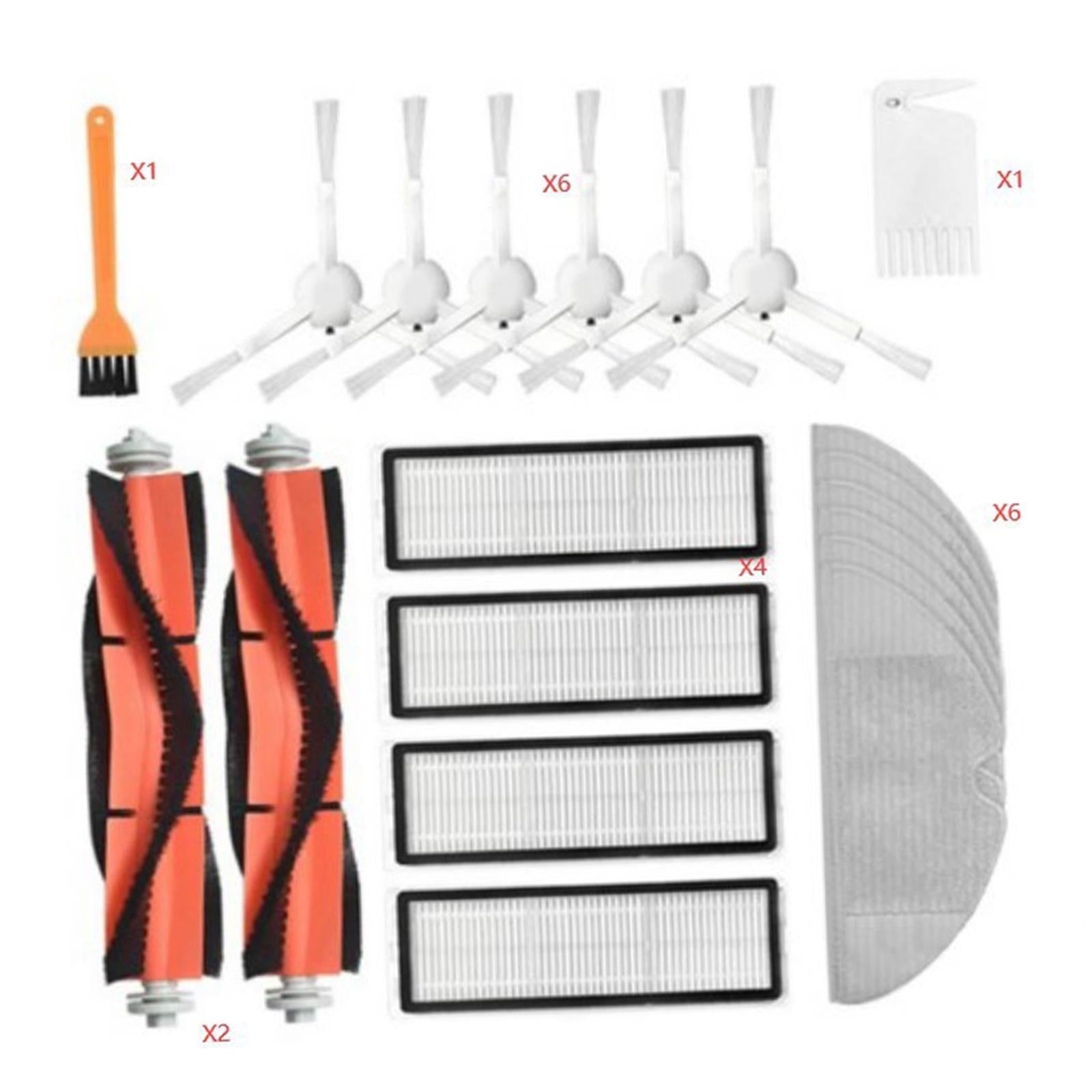 20 Pieces Cleaning Vacuum Brush Set Filters 2x Main Brush for 1C 1T Cleaners