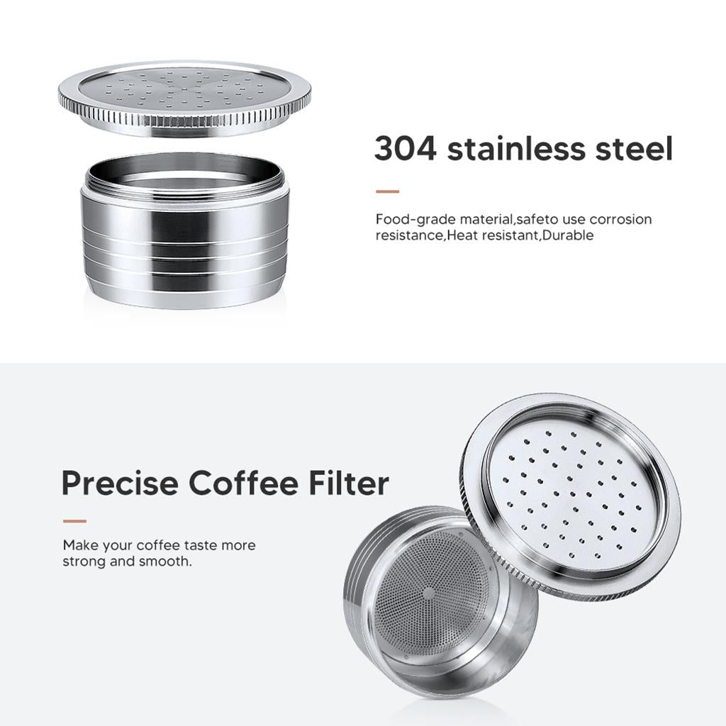 Stainless Steel Coffee Capsule Cup for Nespresso Refillable Coffee Maker