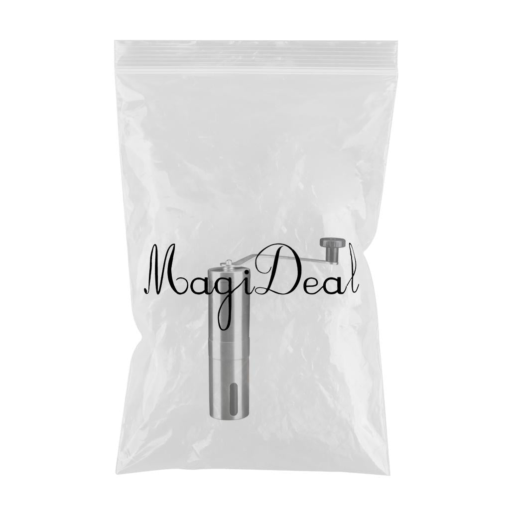 Manual Coffee Grinder Adjustable Coarseness Ceramic Burr Mill for Home