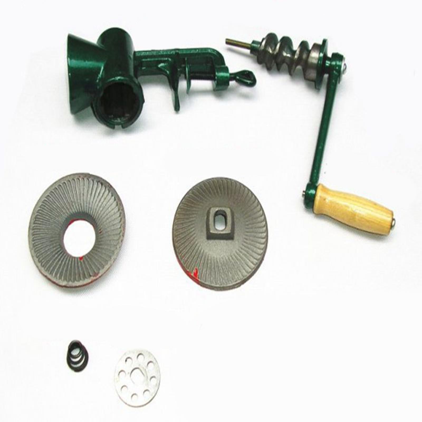 Hand Crank Grain Mill Wheat Nuts Crusher Coarseness Adjustable for Pepper