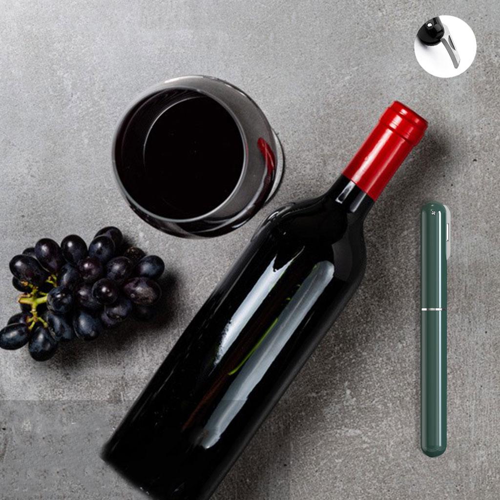 Air Pressure Pump Opener Tools Wine Accessories Quick for Wine Lovers Green