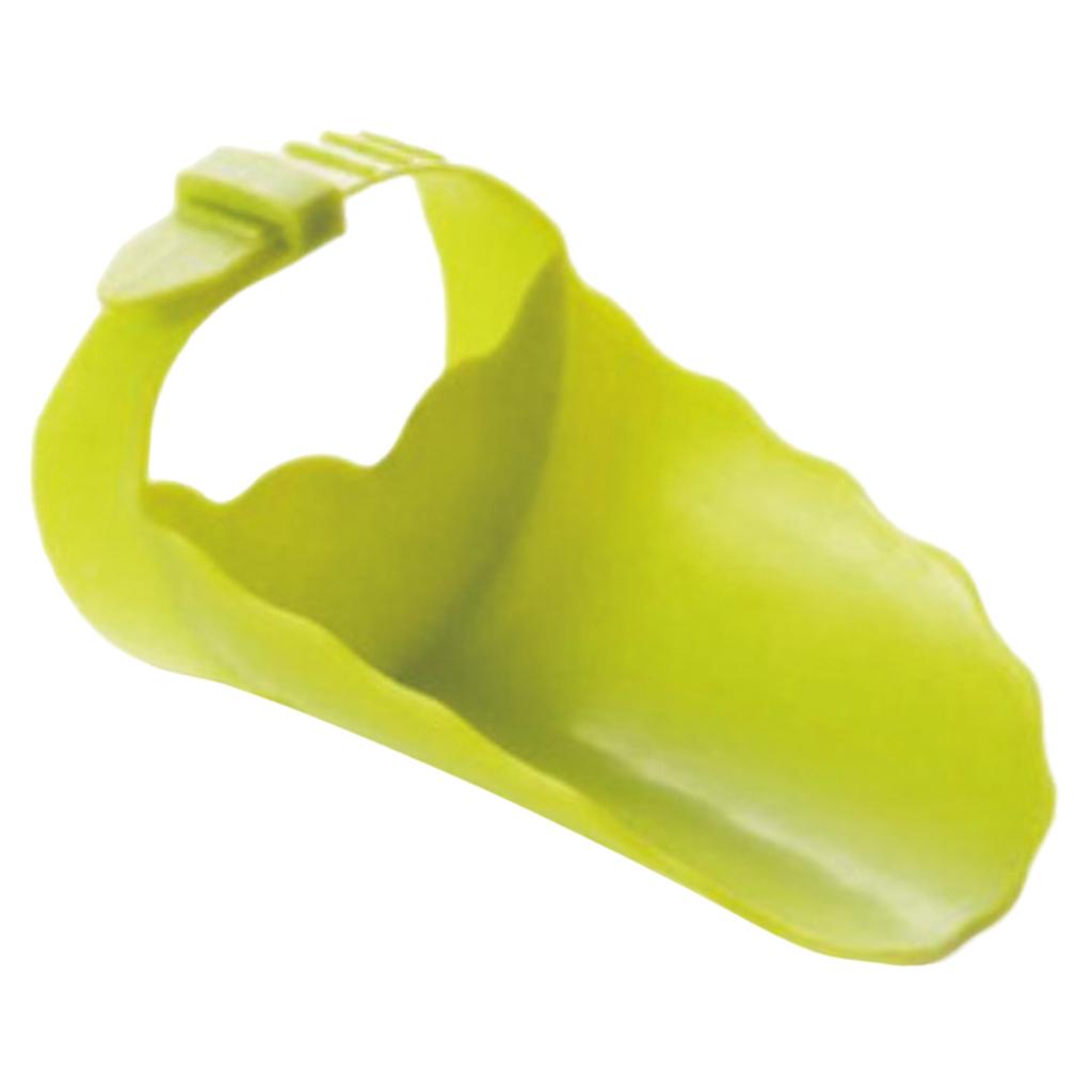 Faucet Extender for Kids Children Kitchen Tool Round Corner Add Fun Green