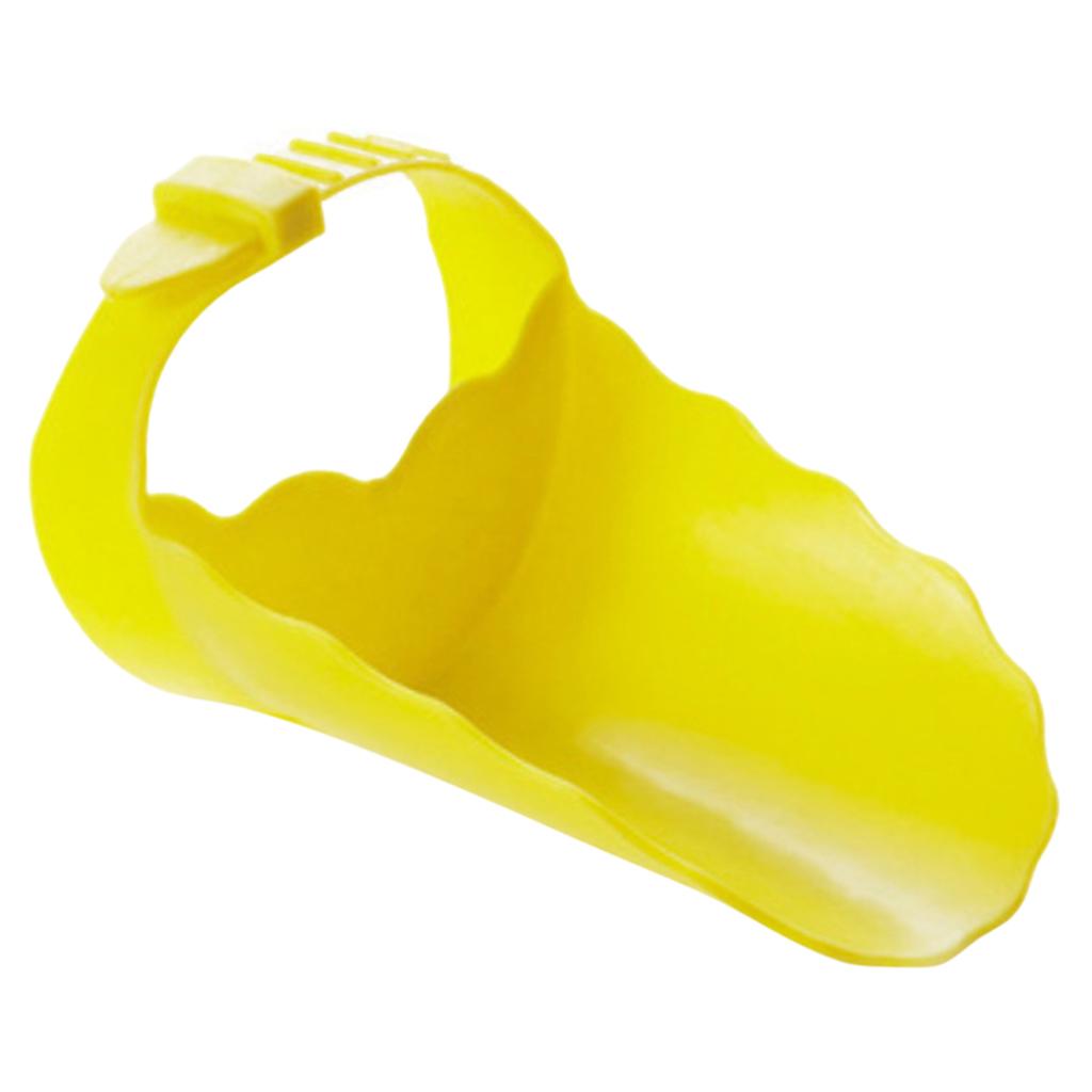 Faucet Extender for Kids Children Kitchen Tool Round Corner Add Fun Yellow