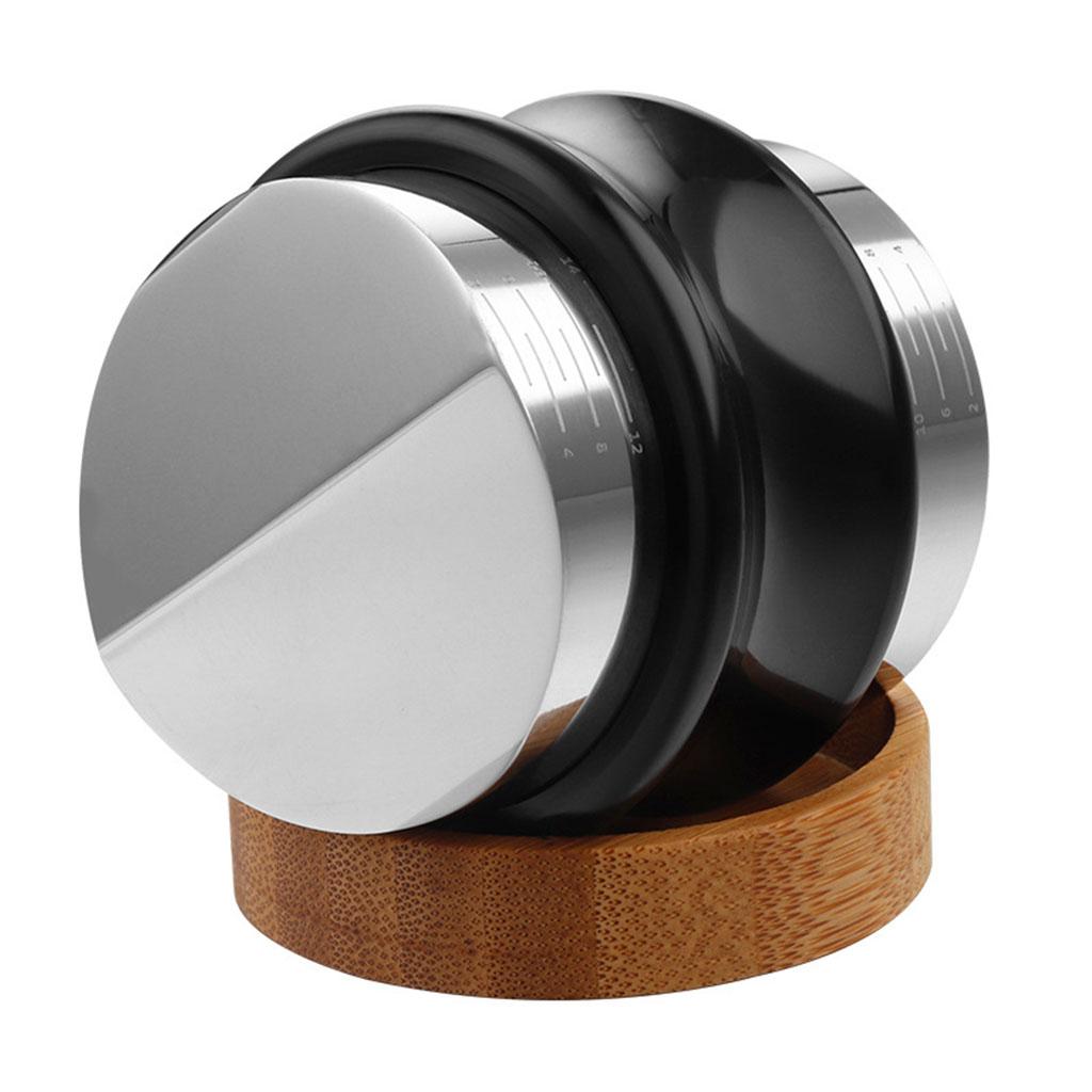 58mm Coffee Distributor Espresso Hand Tampers Coffee Leveler Black