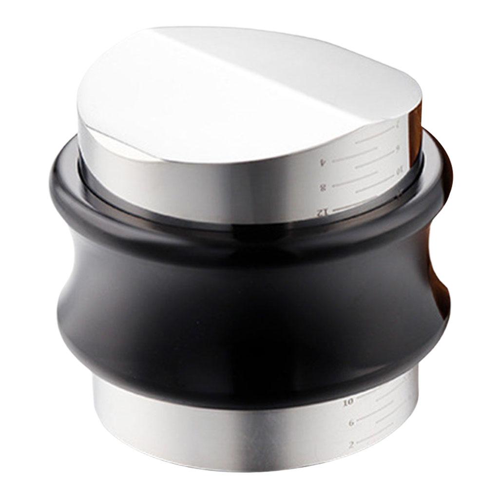 58mm Coffee Distributor Espresso Hand Tampers Coffee Leveler Black