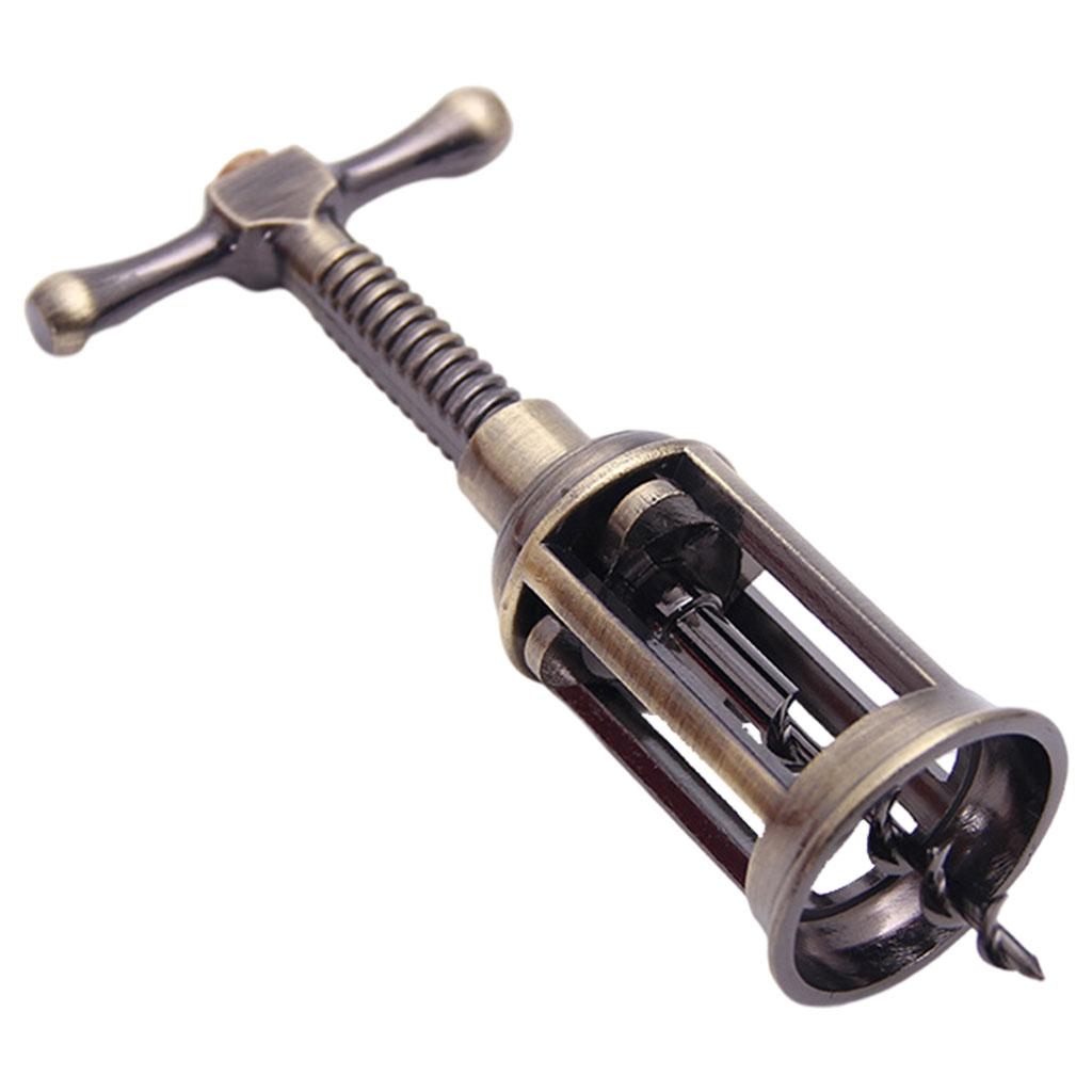 Zinc Alloy Wine Corkscrew Servers Uncork with Handle for Wine Cork Champagne