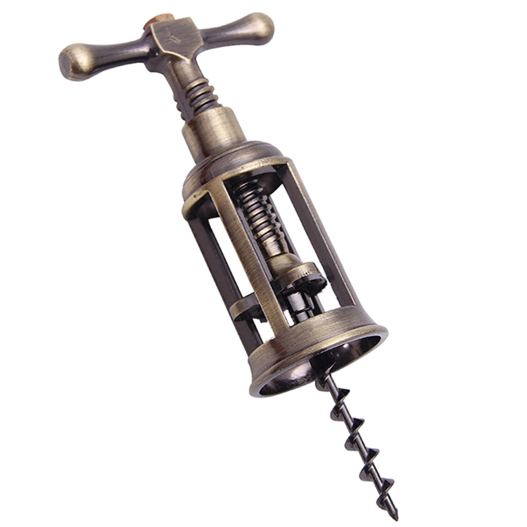 Zinc Alloy Wine Corkscrew Servers Uncork with Handle for Wine Cork Champagne