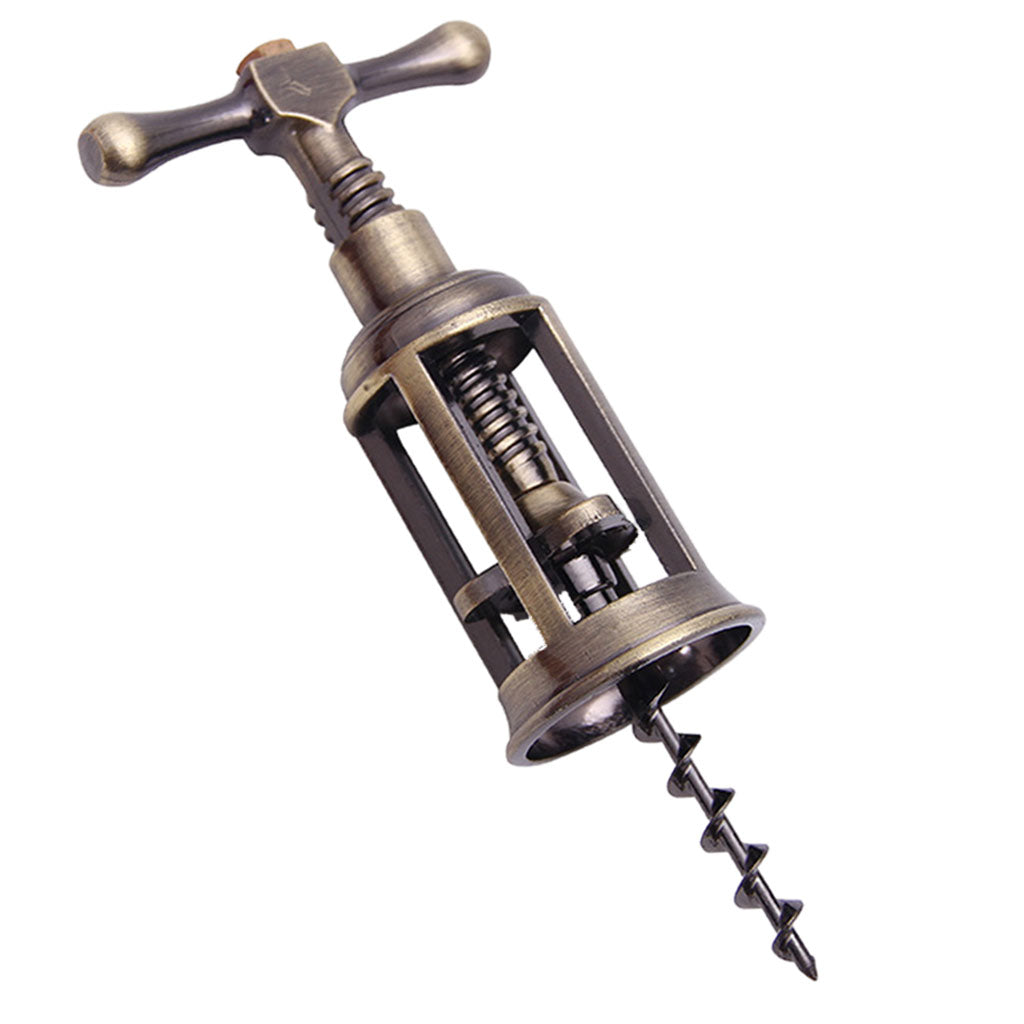 Zinc Alloy Wine Corkscrew Servers Uncork with Handle for Wine Cork Champagne