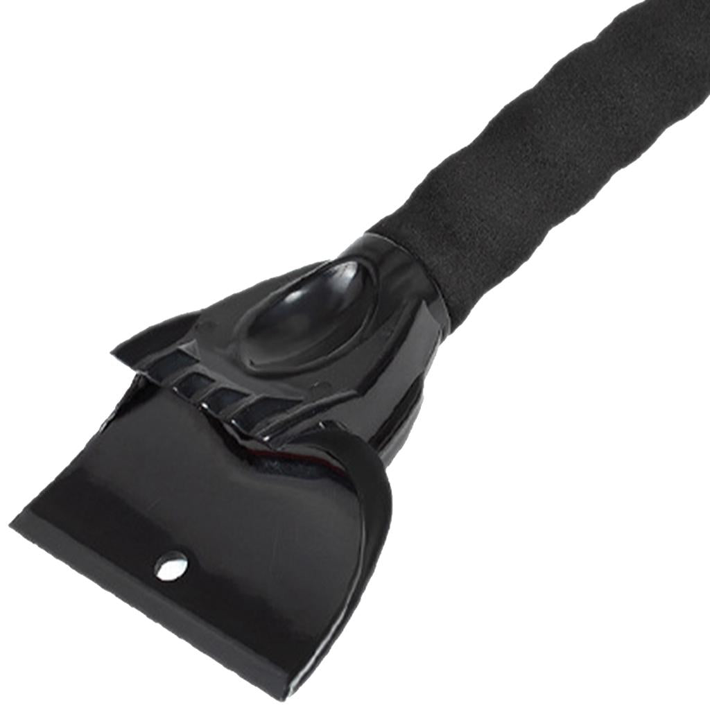 Snow Shovel with Glove Remover Clean Tool Deicer Sturdy for Truck SUV Car Black