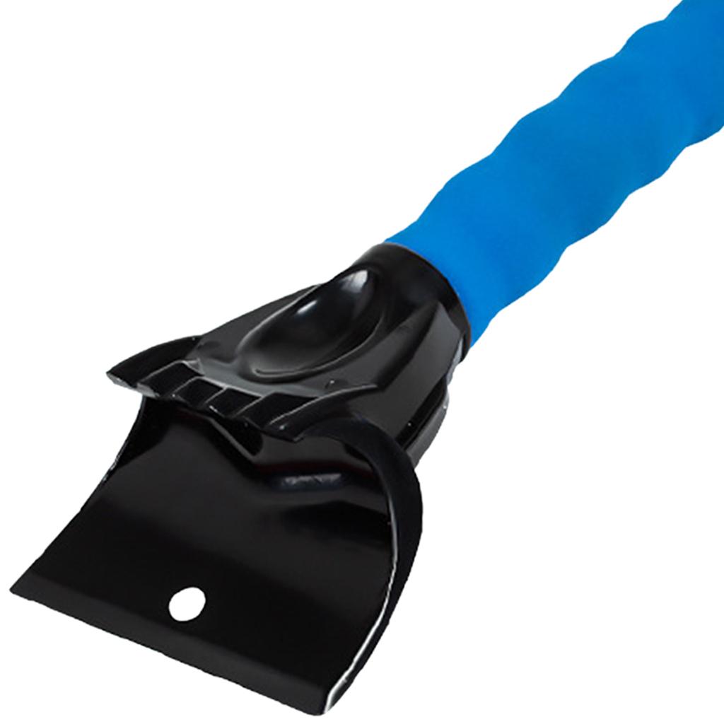 Snow Shovel with Glove Remover Clean Tool Deicer Sturdy for Truck SUV Car Blue