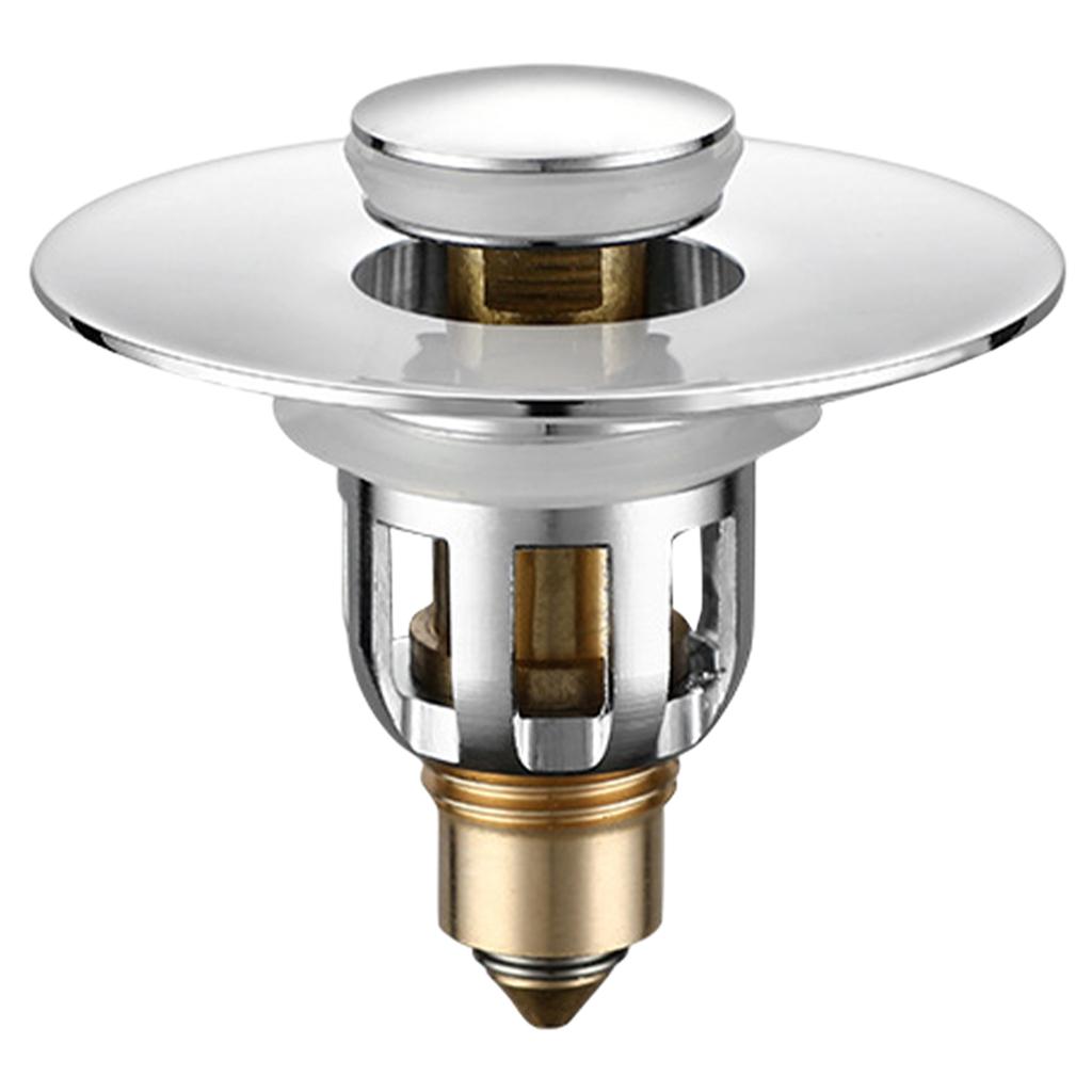Basin Drain Popup Filter Bathroom Kitchen Bounce Stopper 28-34mm Wash Basins