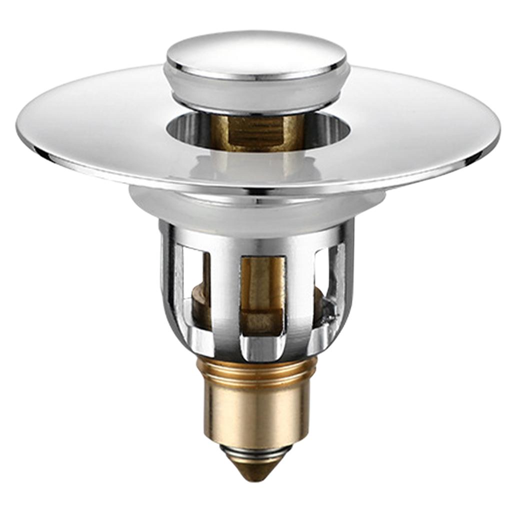 Basin Drain Popup Filter Bathroom Kitchen Bounce Stopper 28-34mm Wash Basins