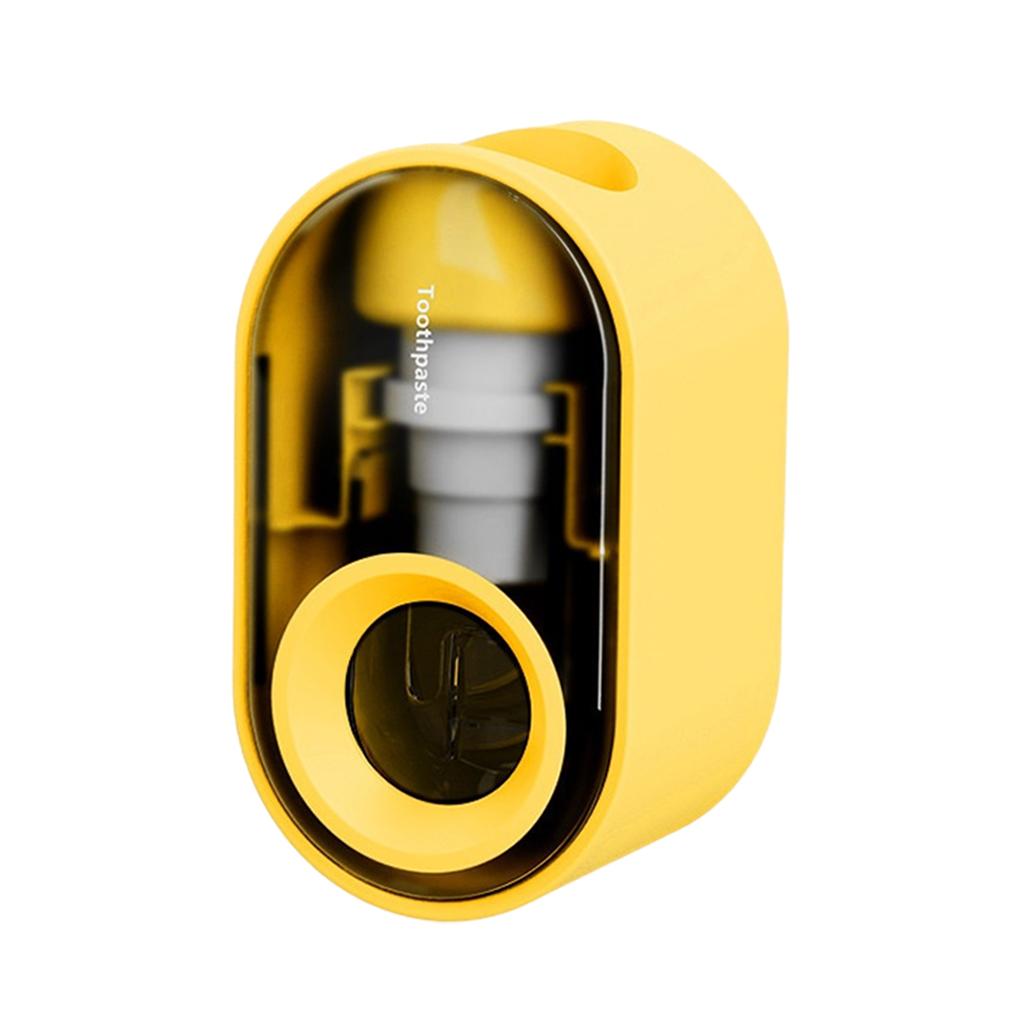 Automatic Toothpaste Dispenser Toothpaste Tool Hands Free for Bath Home Yellow