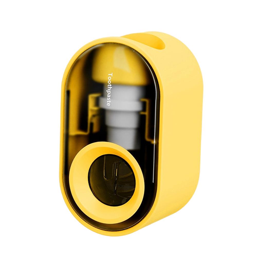 Automatic Toothpaste Dispenser Toothpaste Tool Hands Free for Bath Home Yellow
