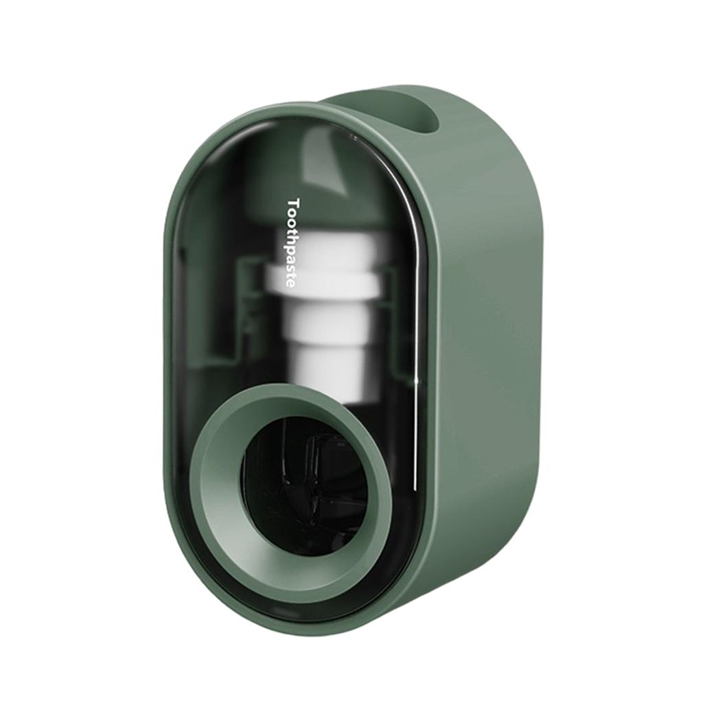 Automatic Toothpaste Dispenser Toothpaste Tool Hands Free for Bath Home Dark green