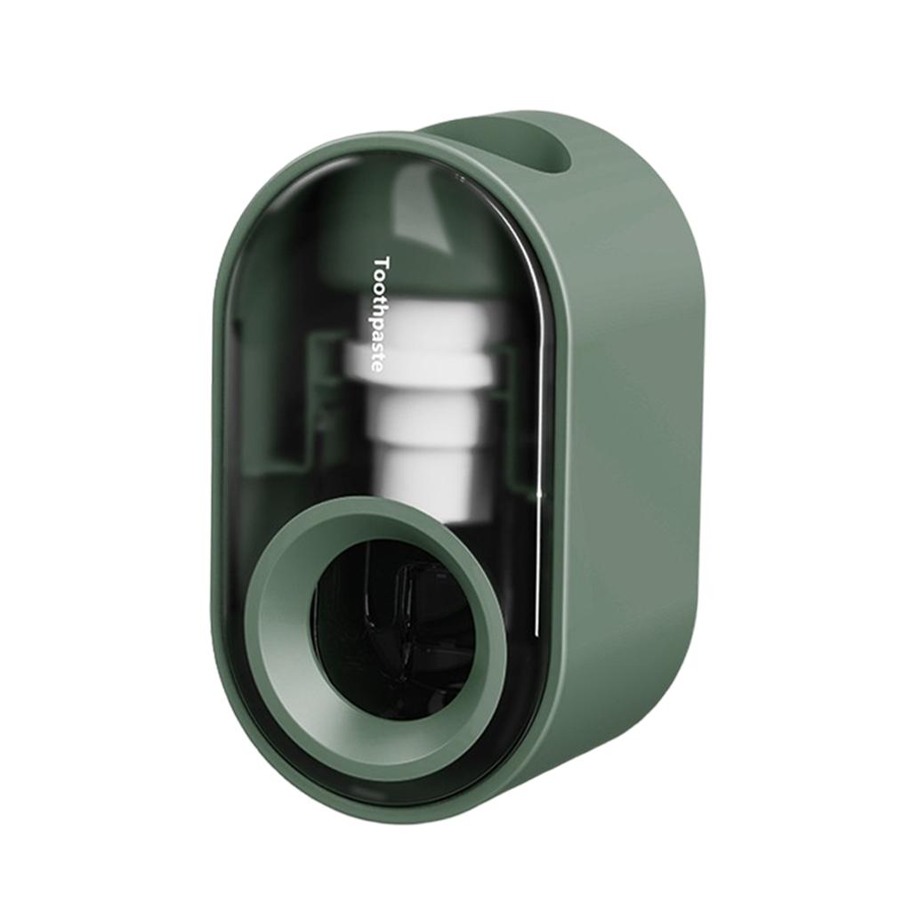 Automatic Toothpaste Dispenser Toothpaste Tool Hands Free for Bath Home Dark green