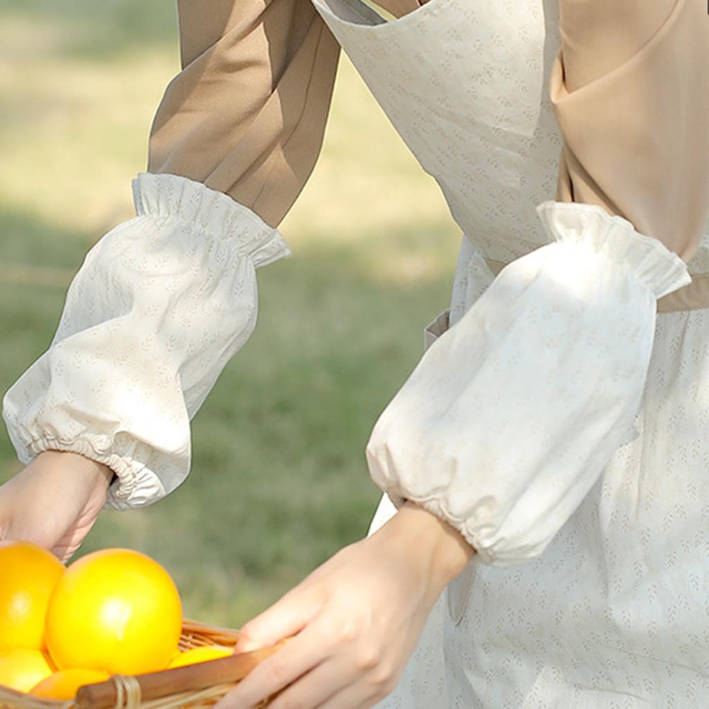 1 Pair Arm Covers Dirty Proof Waterproof Arm Sleeves for Kitchen Restaurant