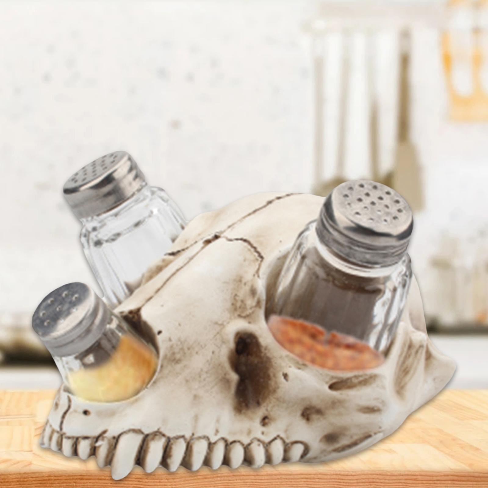 Spice Bottle with Bone Seasoning Rack for Kitchen Restaurant Decor