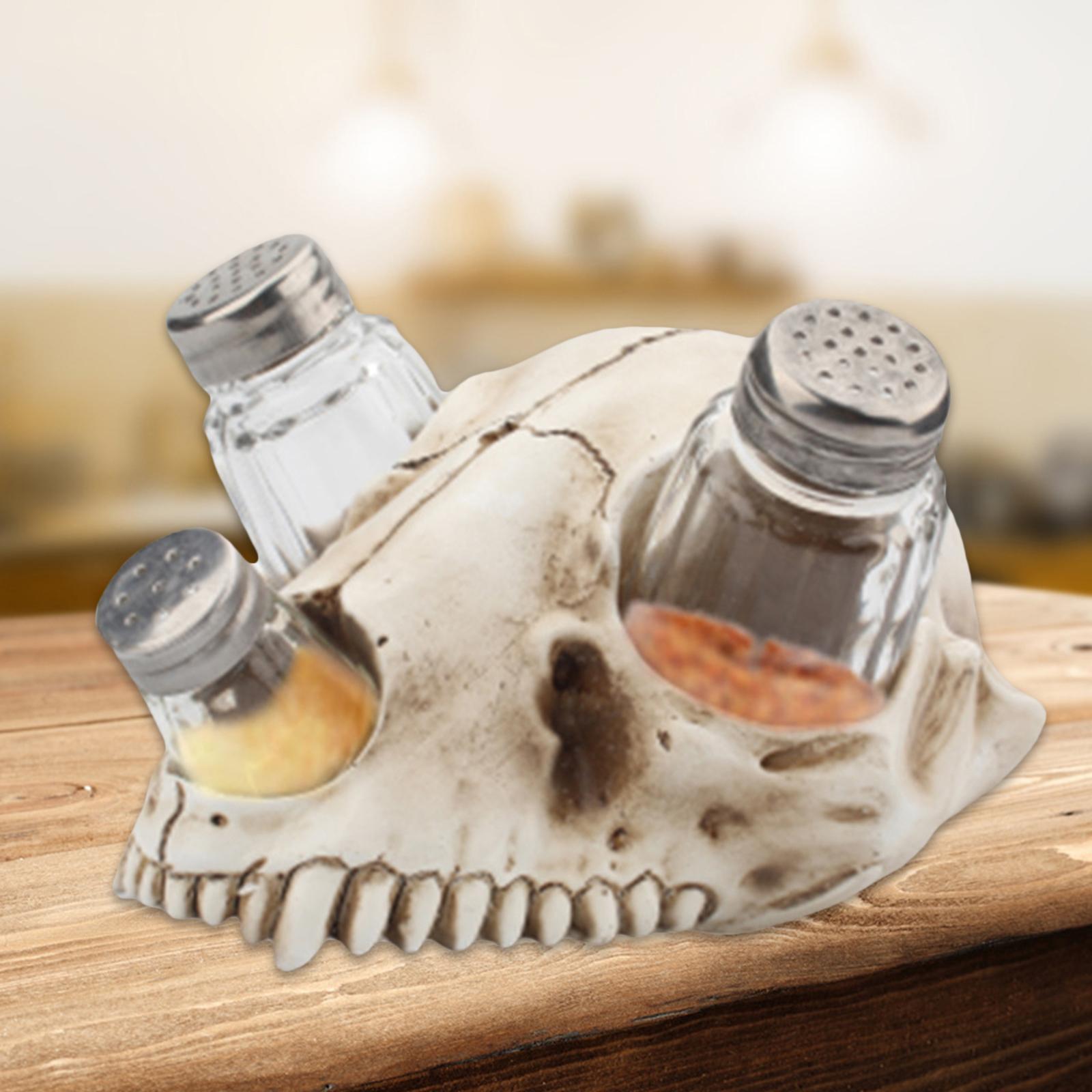 Spice Bottle with Bone Seasoning Rack for Kitchen Restaurant Decor