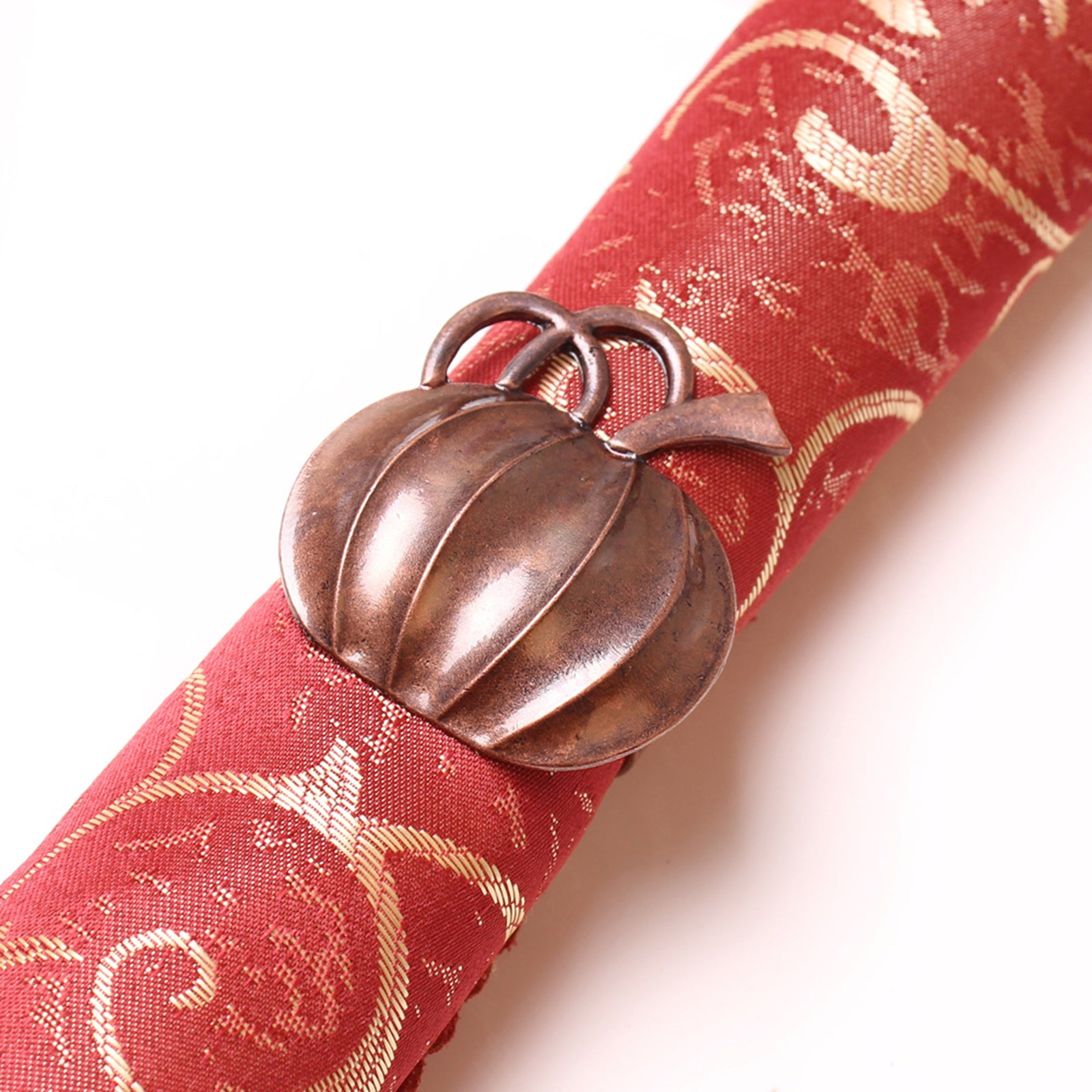 Handmade Pumpkin Napkin Rings Set of 12 Holder for Dinning Table Parties
