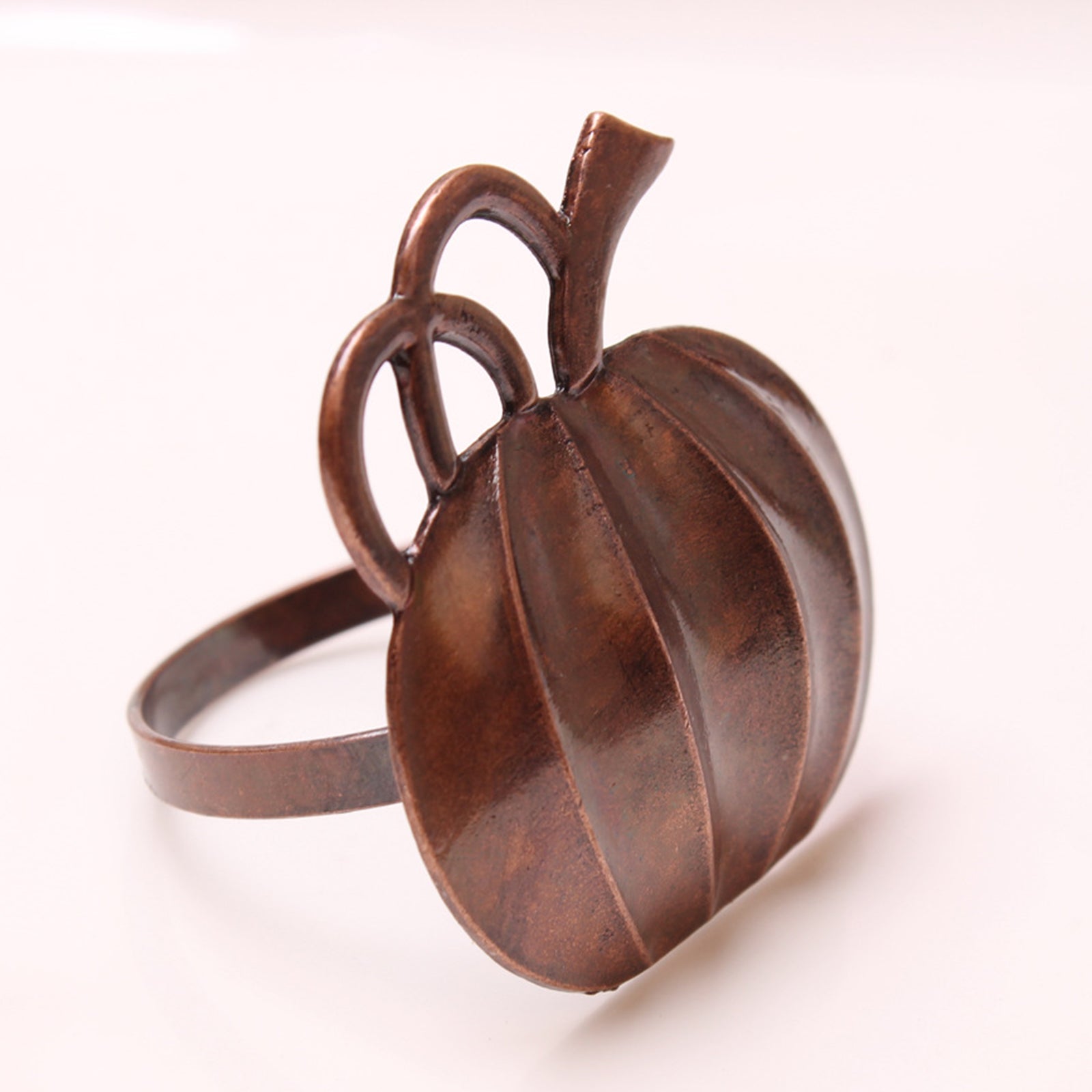 Handmade Pumpkin Napkin Rings Set of 12 Holder for Dinning Table Parties