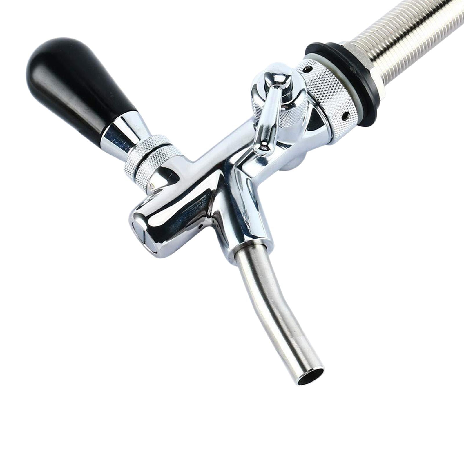 Stainless Steel Beer Faucet Beer Keg Tap for Home Bar Beer Kegging Homebrew