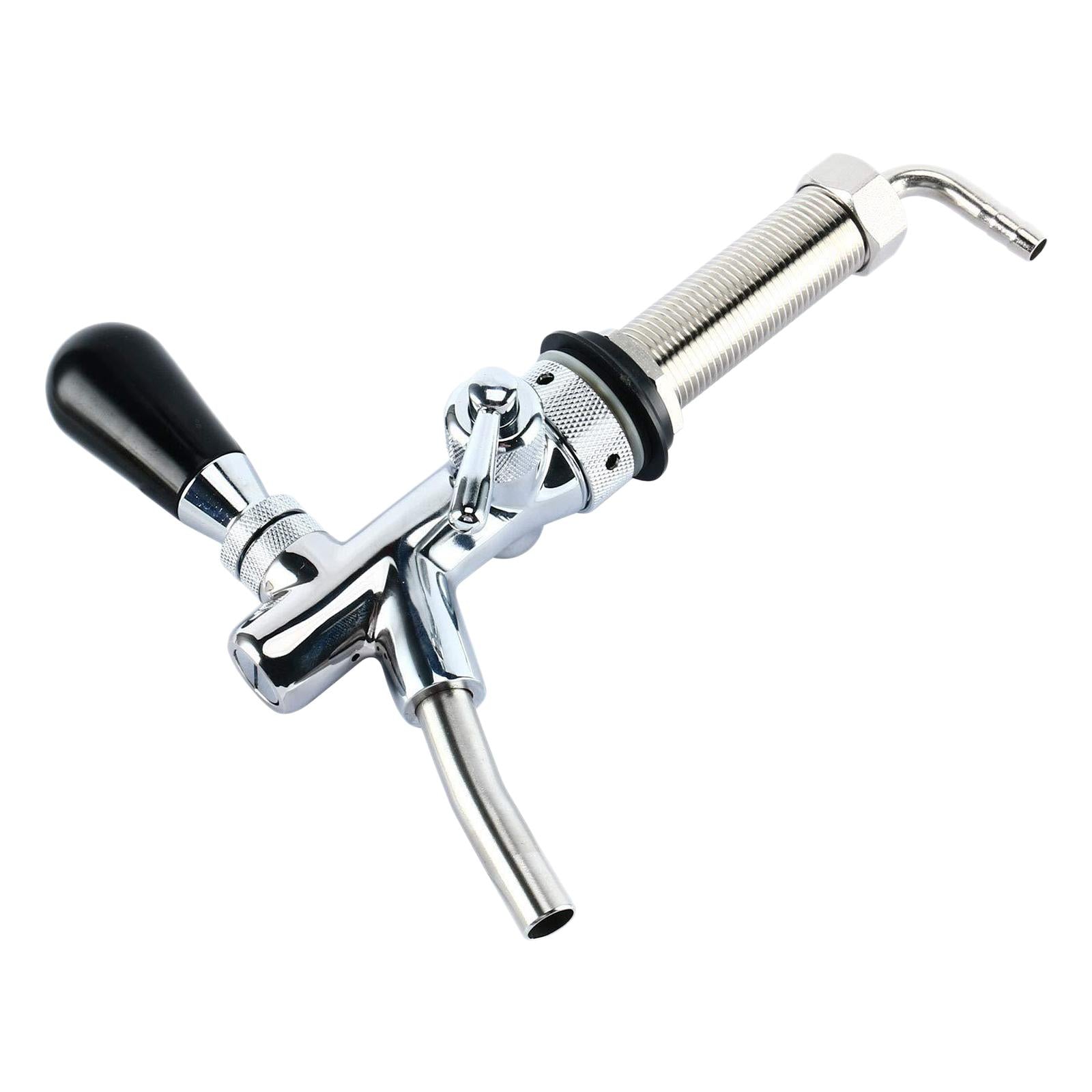 Stainless Steel Beer Faucet Beer Keg Tap for Home Bar Beer Kegging Homebrew
