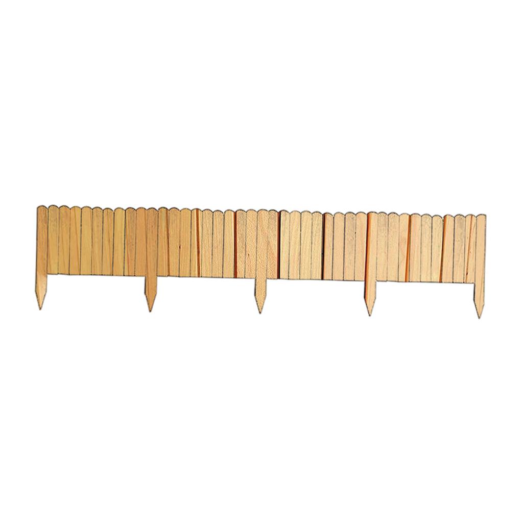 Garden Wooden Fence Edging Decorative for Garden Landscape Wood