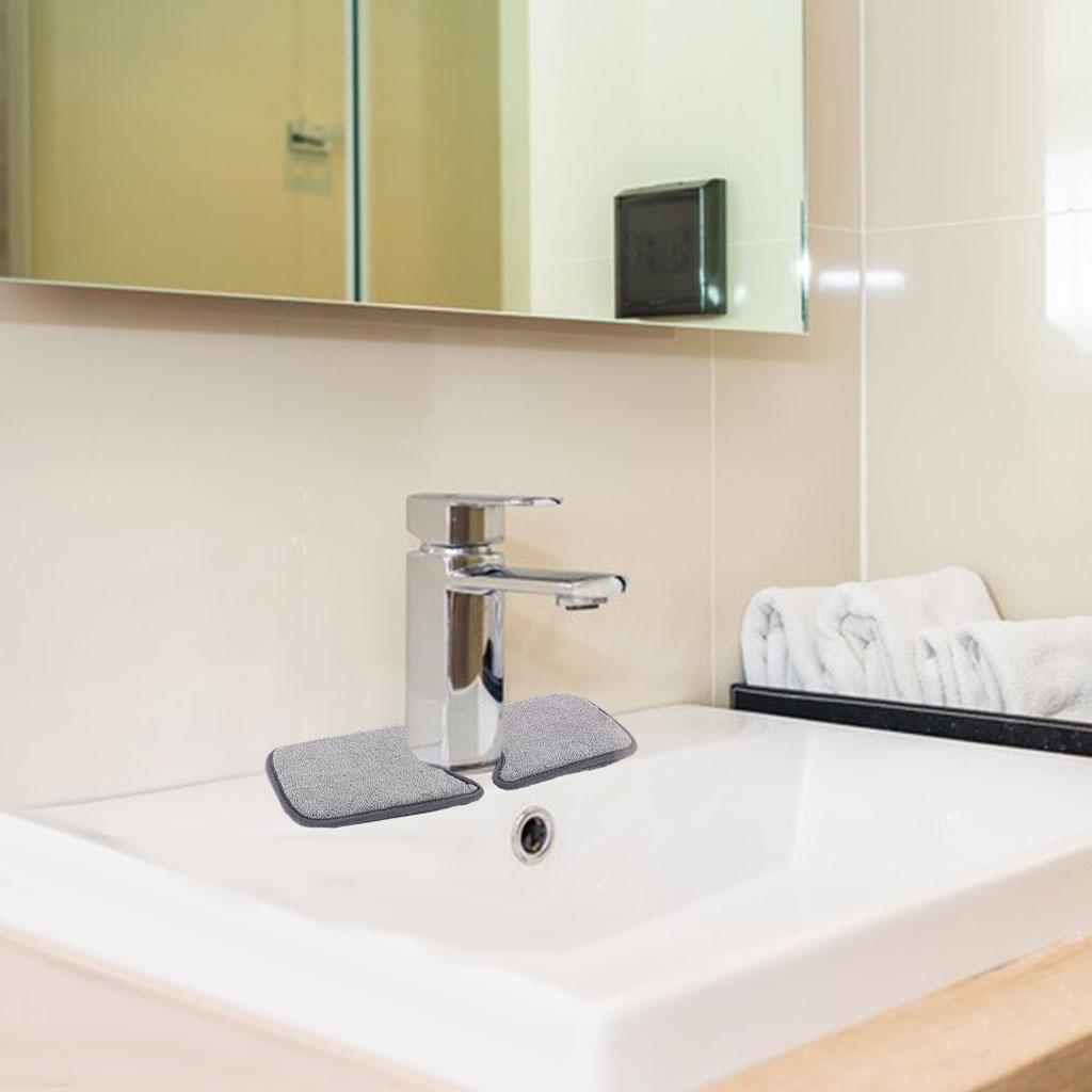 Kitchen Faucet Absorbent Pad Water Drying Pads for Bathroom Countertop Gray